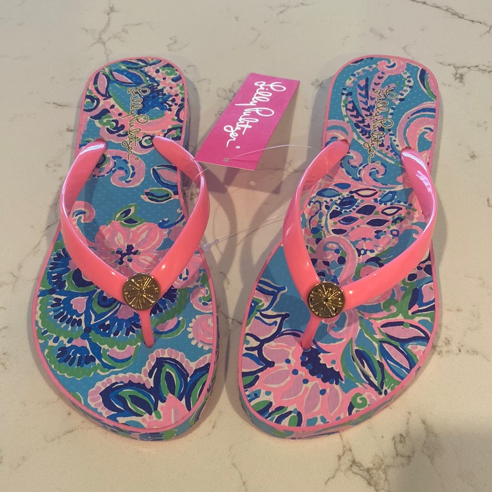 Lilly Pulitzer Flip Flops